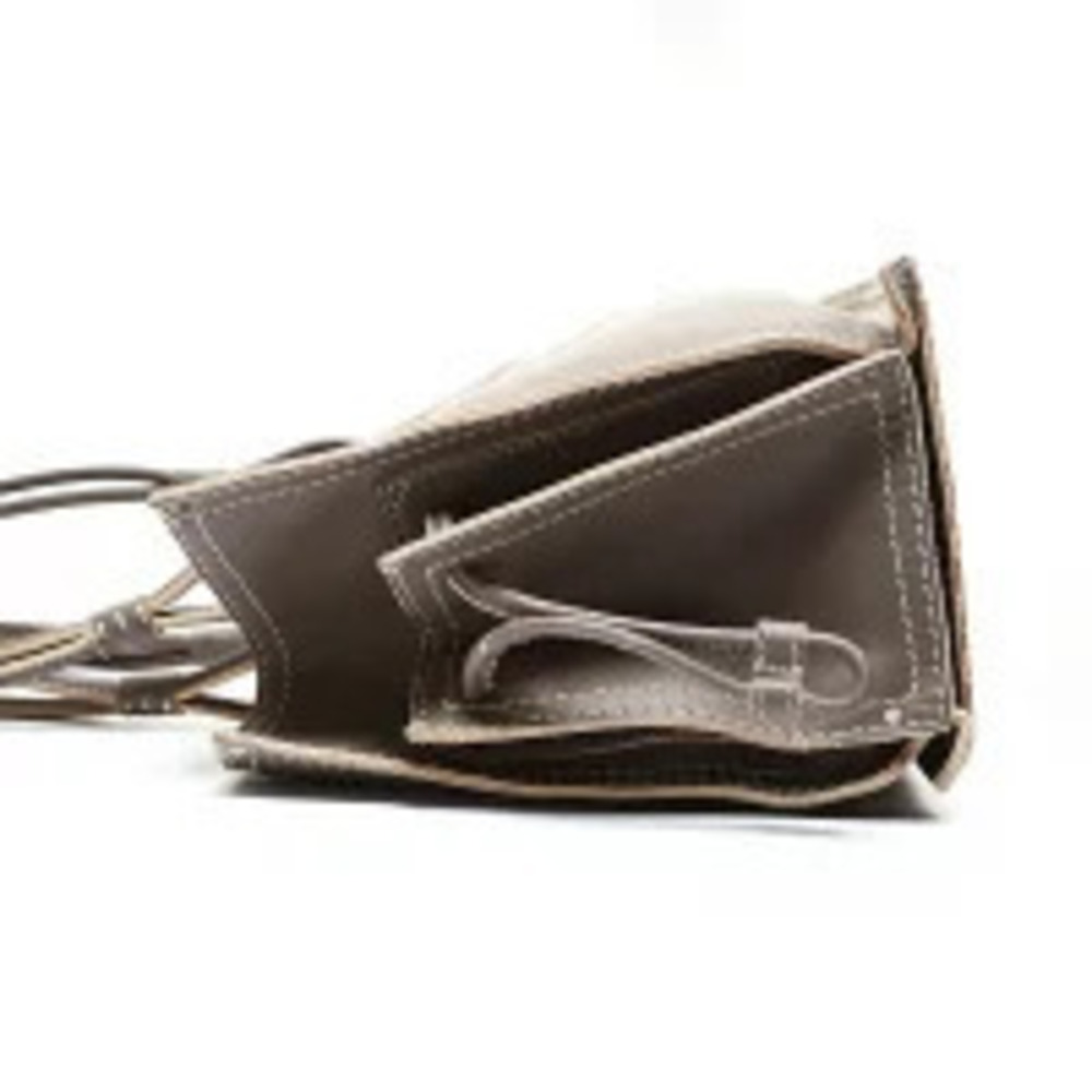 Loewe Anagram Bag Leather Tote Gray